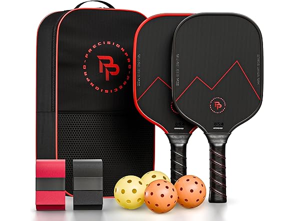 Precision Pickleball Paddle 14mm Set of 2