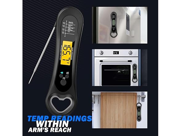 Biison Digital Meat Thermometer for Cooking