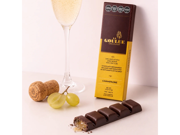 (8pk) Wine-filled Gourmet Chocolate Bars by La Goulue