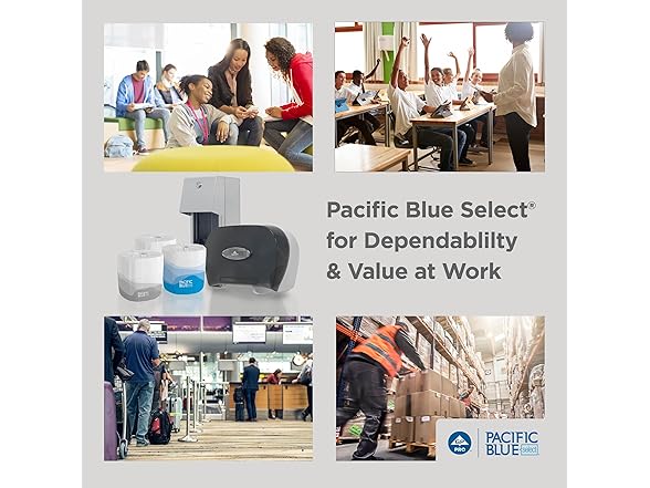 Pacific Blue 2-Ply Toilet Paper 80 Rolls