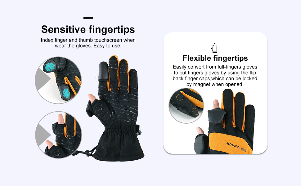 Mount Tec Windproof Photography Gloves - Gallery 20