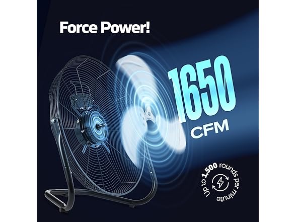 NEXAIR 12-Inch High-Velocity Floor Fan