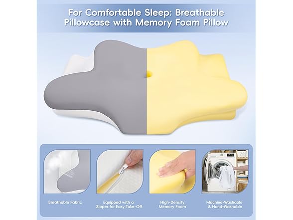 PAYHUIN Cervical Neck Pillow