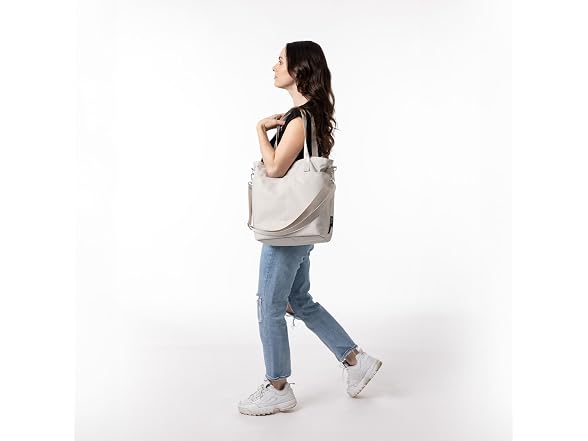 Simple Modern Tote Bag for Women Almond Birch