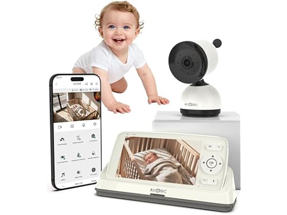 ALIOBC Baby Monitor W/ Camera and Audio