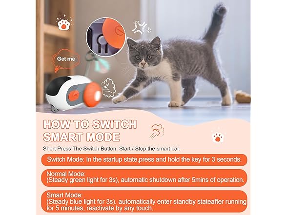 Sirualtz Remote Control Cat Toys for Indoor Cats