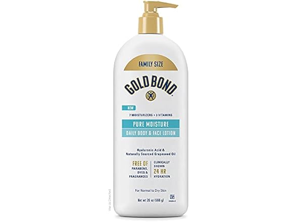 Gold Bond, Pure Moisture Lotion