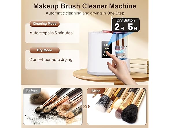 Jnconser Electric Makeup Brush Cleaner
