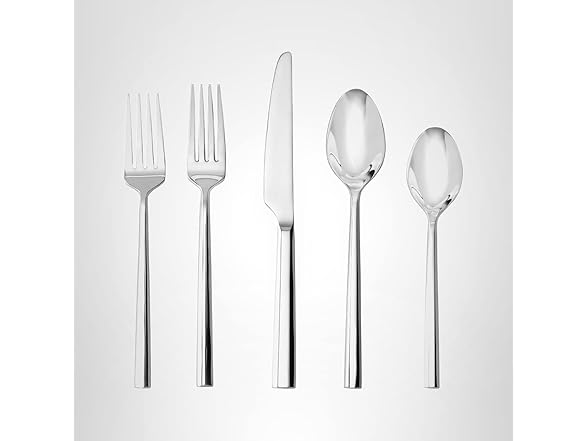 Fortessa Orson 18/10 Stainless Steel, 20 Piece Flatware Set 