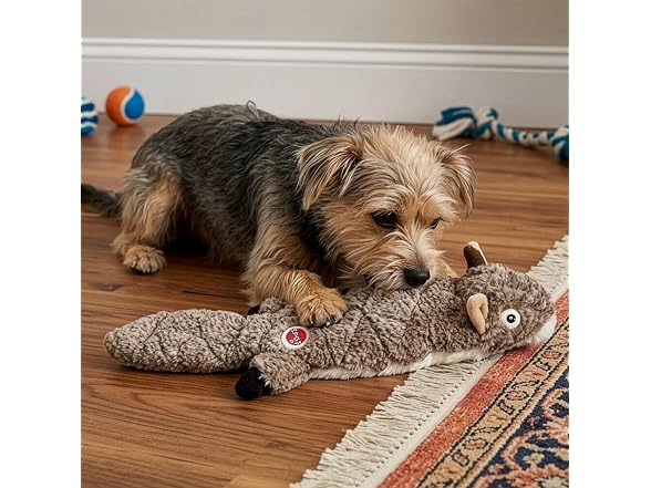 SPOT Skinneeez Extreme Quilted Squirrel- Durable