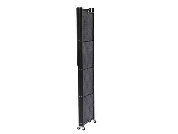 J&V Textiles 7053-BK 5-tier Metal Storage Shelf