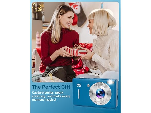 ceye 44MP FHD 1080P Digital Point & Shoot Camera