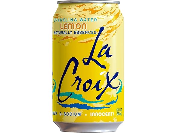 La Croix Sparkling Water, Lemon 8pk, 12 Fl Oz
