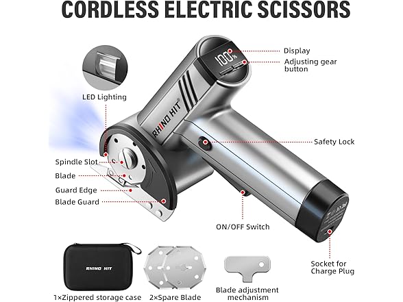 Rhino Hit Electric Scissors