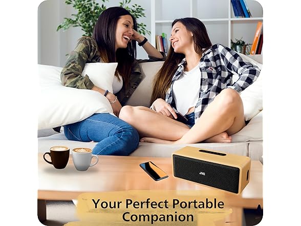 JVC Portable Wireless Bluetooth Stereo Speaker