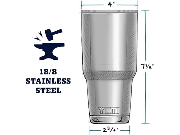 YETI Rambler 30oz Tumbler, High Desert Clay