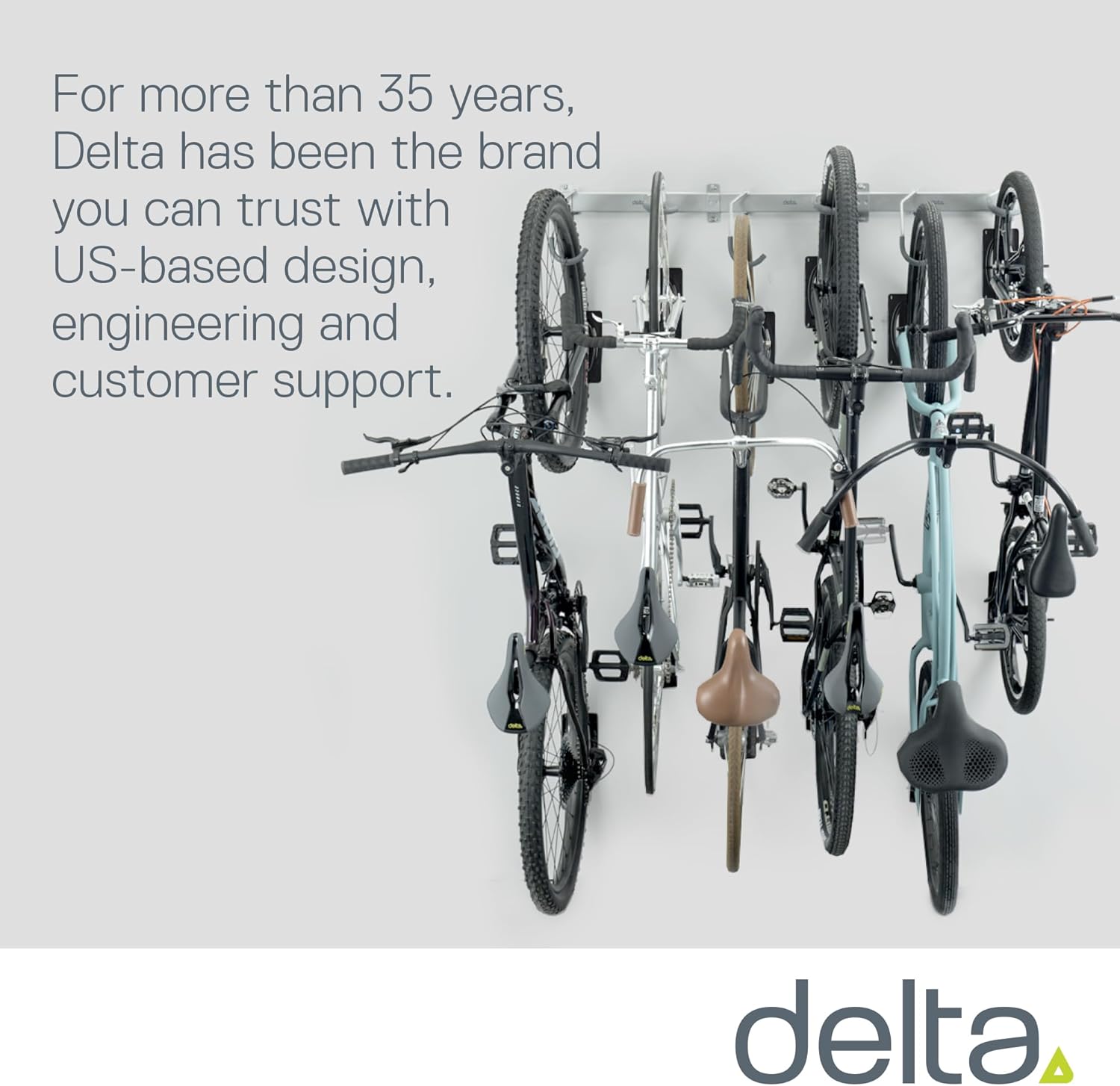 Delta Cycle Garage Bike Rack Wall Mount (6-Bike) - Gallery 12