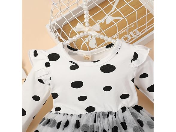 Baby Girl Dalmation Halloween Outfit 