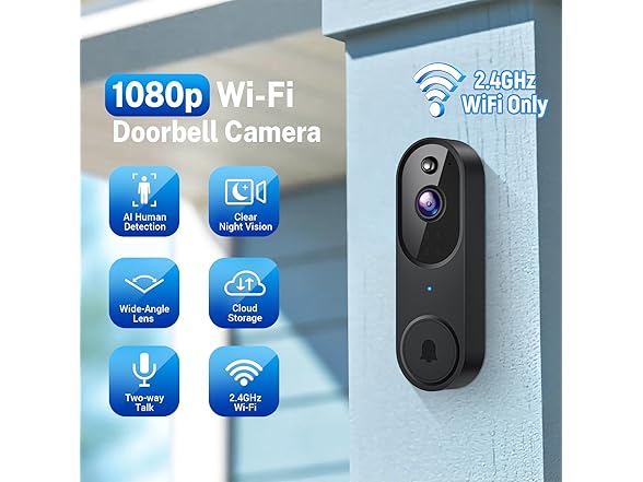 ArvoElio Wi-Fi Video Doorbell Camera