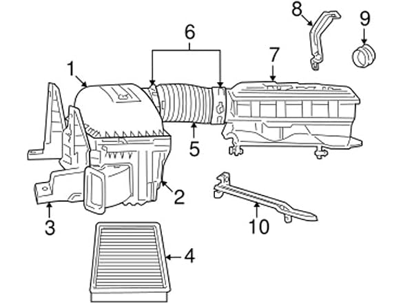 Mopar 5303 2404AB, Air Filter