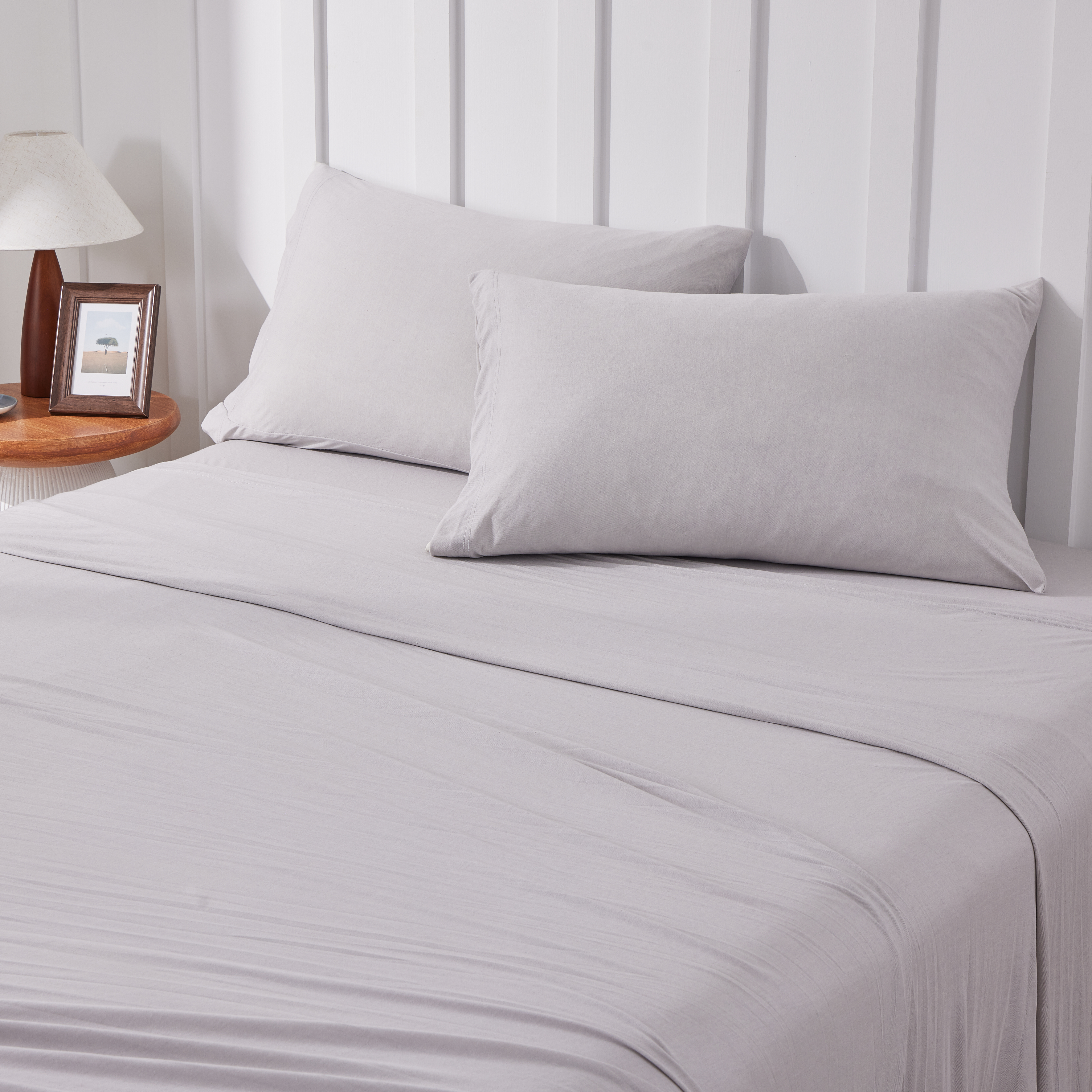 Kathy Ireland Jersey Knit Cotton Sheet Set - Gallery 41