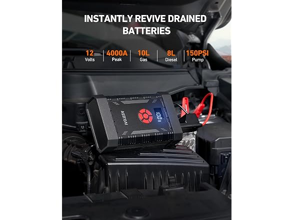 AstroAI A30 Jump Starter Tire Inflator