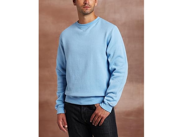 Soffe Mens Crew Light Blue (S)