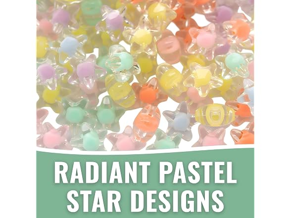 Fun Express Assorted Pastel Star-Shaped Plastic