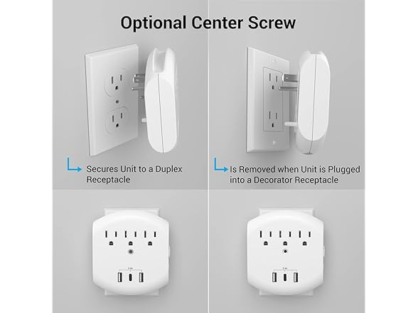 Clear Power 2-Pack USB Wall Charger