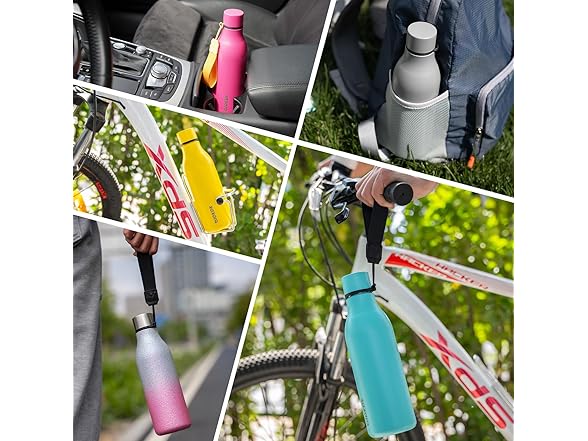 BJPKPK Insulated Water Bottles, 18 oz Lilac Elegance