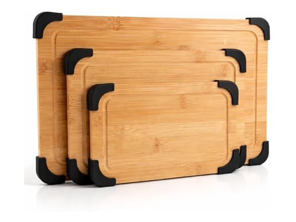 COOK WITH COLOR Non-Slip Cutting Board Set