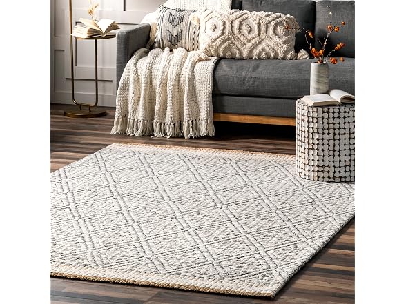 nuLOOM Laura Bohemian Trellis Runner 2x8