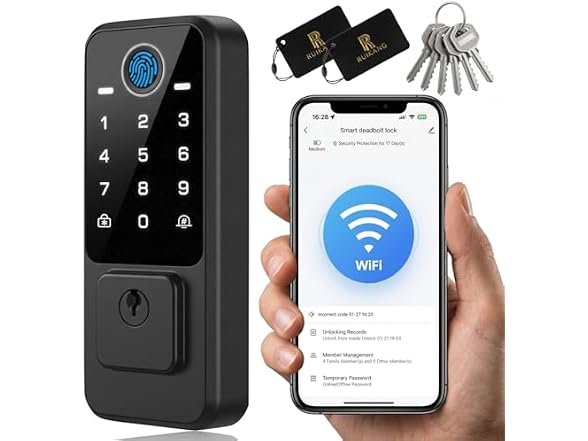 RUIKANG POWER WiFi Smart Door Lock