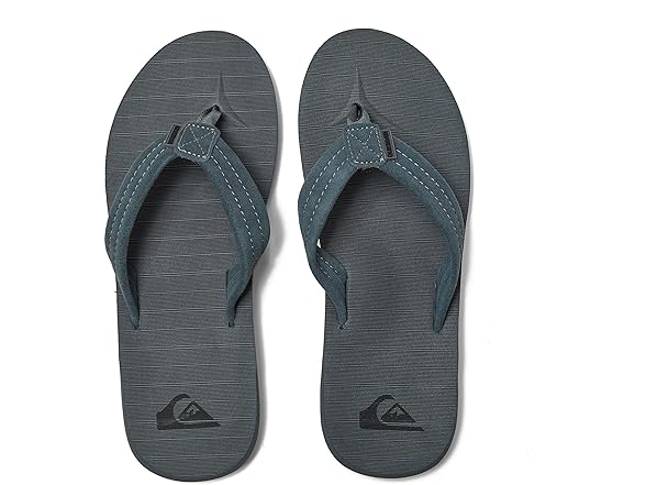 Quiksilver mens Carver Suede Flip Flop 7