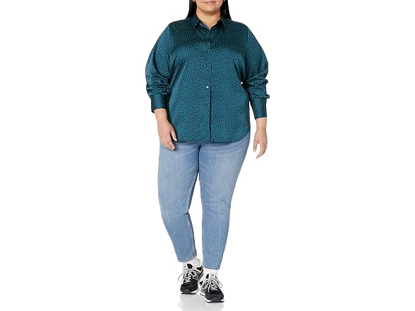 Amazon Essentials Women Regular-Fit Long Blouse