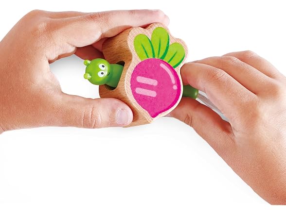 Hape Wooden Bunny Balance & Threading Toy