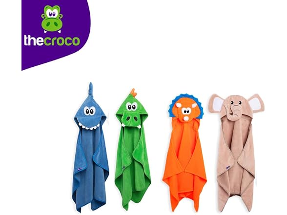 TheCroco Premium Hooded Towel: Ultra