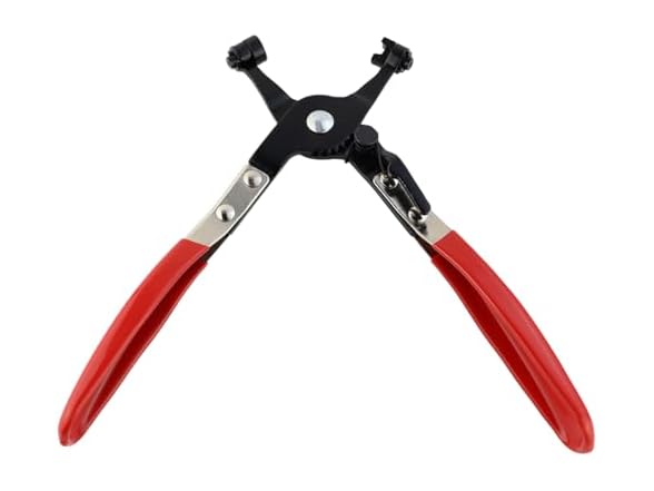 Bilkeru 1 Pcs Red Clamp Hose Pliers Tool