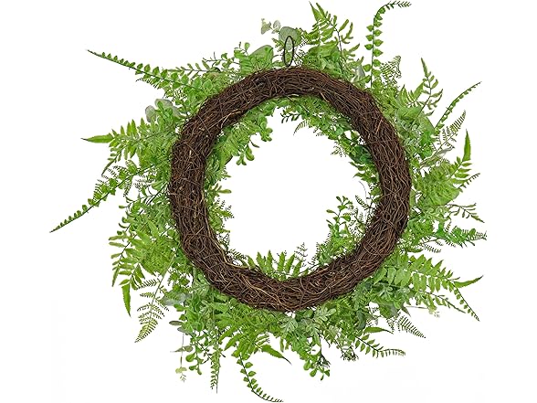 National Tree Company Artificial Spring Woven Base Wreath
