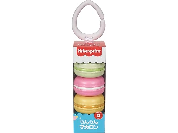 Fisher-Price Baby Toy My First Macaron Pretend Food Rattle