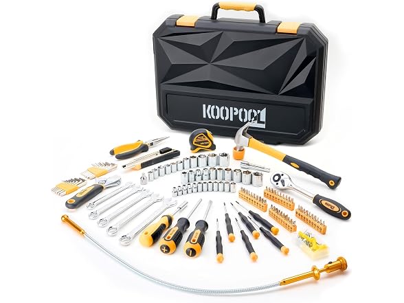 KOOPOOL Tool Set Kit for Mechanic Home