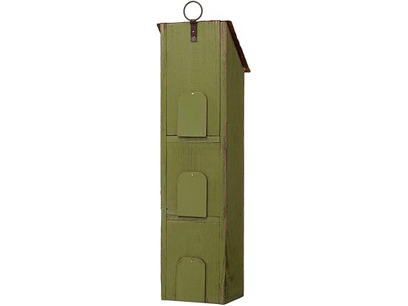 Glitzhome 18" H Green Window-Blinds
