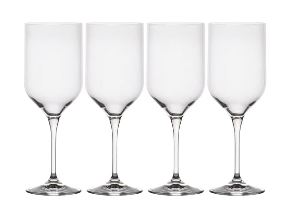 Mikasa Upton Lead-Free Cabernet Red Wine Glasses, Set of 4, 18.5 Ounce