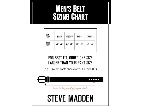 Steve Madden Black/Brown Belt (S)