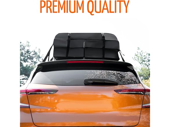 Zone Tech OR0034 Car Roof Cargo Bag Water Resistan Black