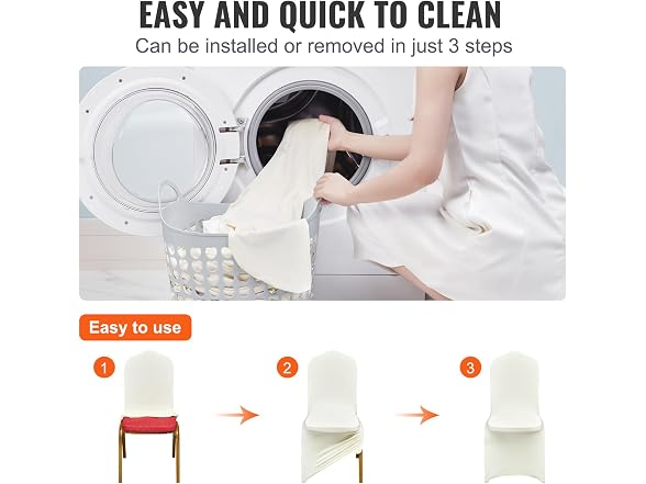 Stretch Spandex Folding Chair Covers 100PCS