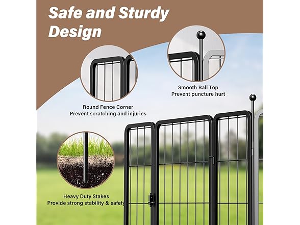 YSSOA Dog Playpen Indoor, Puppy Playpen