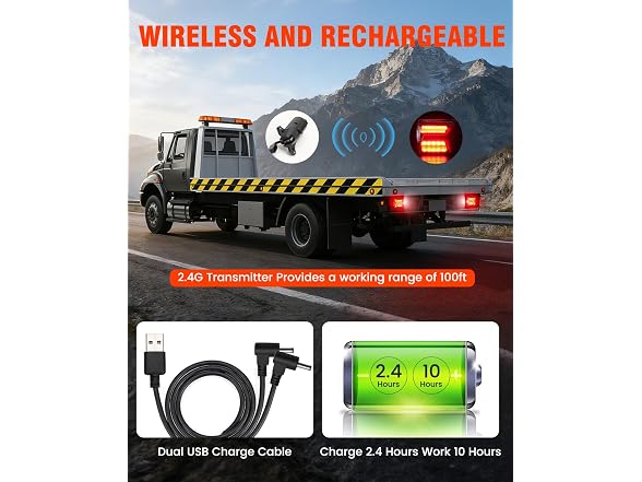 SUPAREE Wireless Trailer Lights