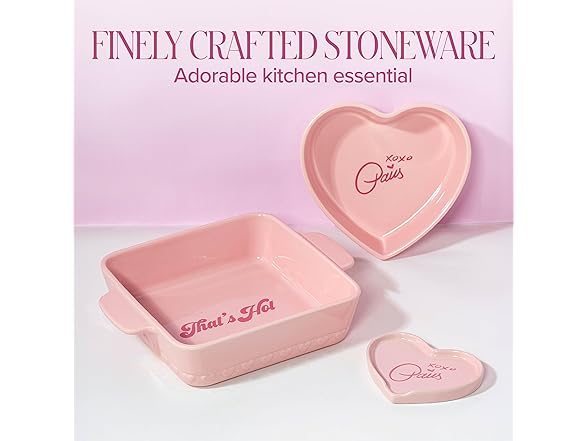 Paris Hilton 3-Piece Ceramic Baker Set