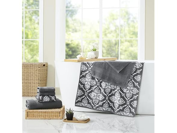 Modern Threads Amaris 6-Piece Reversible Towel Set